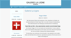 Desktop Screenshot of galerie-la-ligne.ch